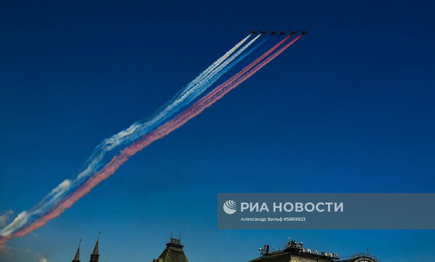 Генеральная репетиция парада Победы 