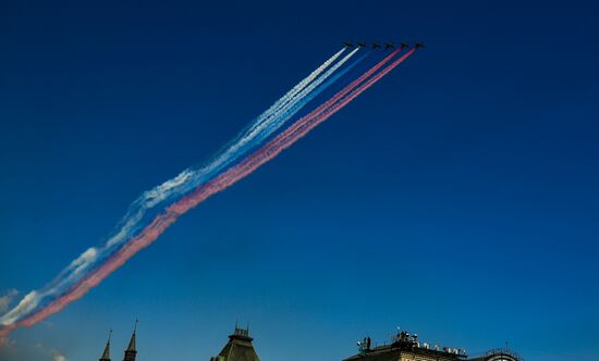 Генеральная репетиция парада Победы 