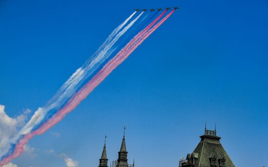 Генеральная репетиция парада Победы 