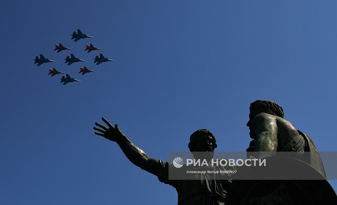 Генеральная репетиция парада Победы 