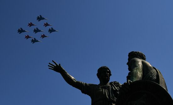 Генеральная репетиция парада Победы 