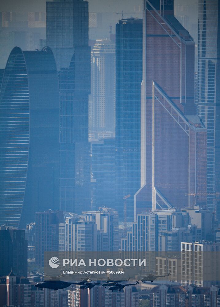 Генеральная репетиция парада Победы