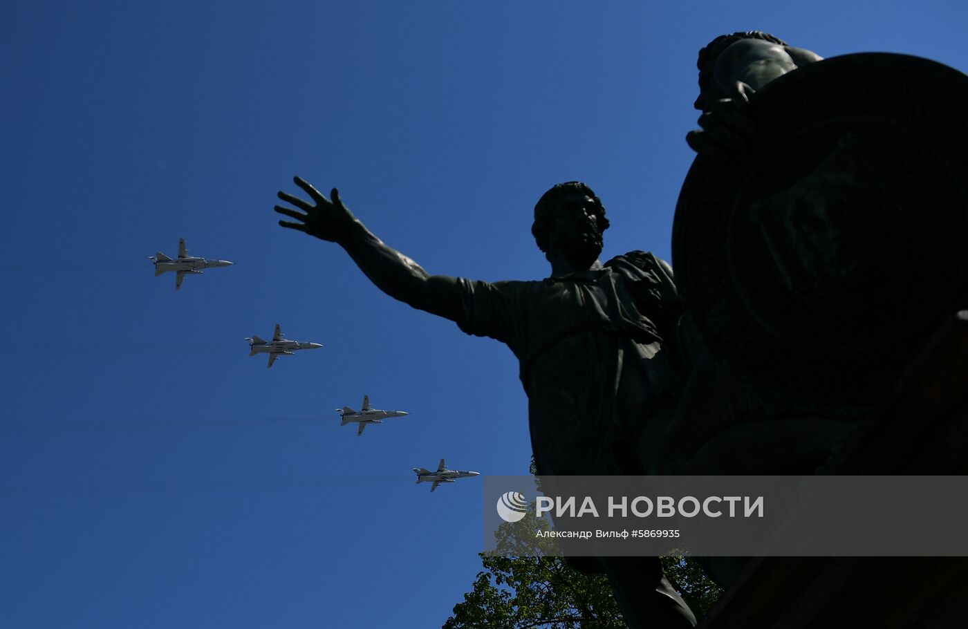 Генеральная репетиция парада Победы 