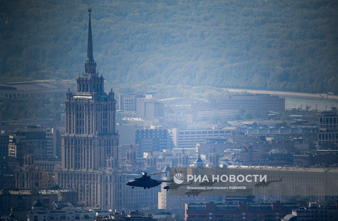 Генеральная репетиция парада Победы 