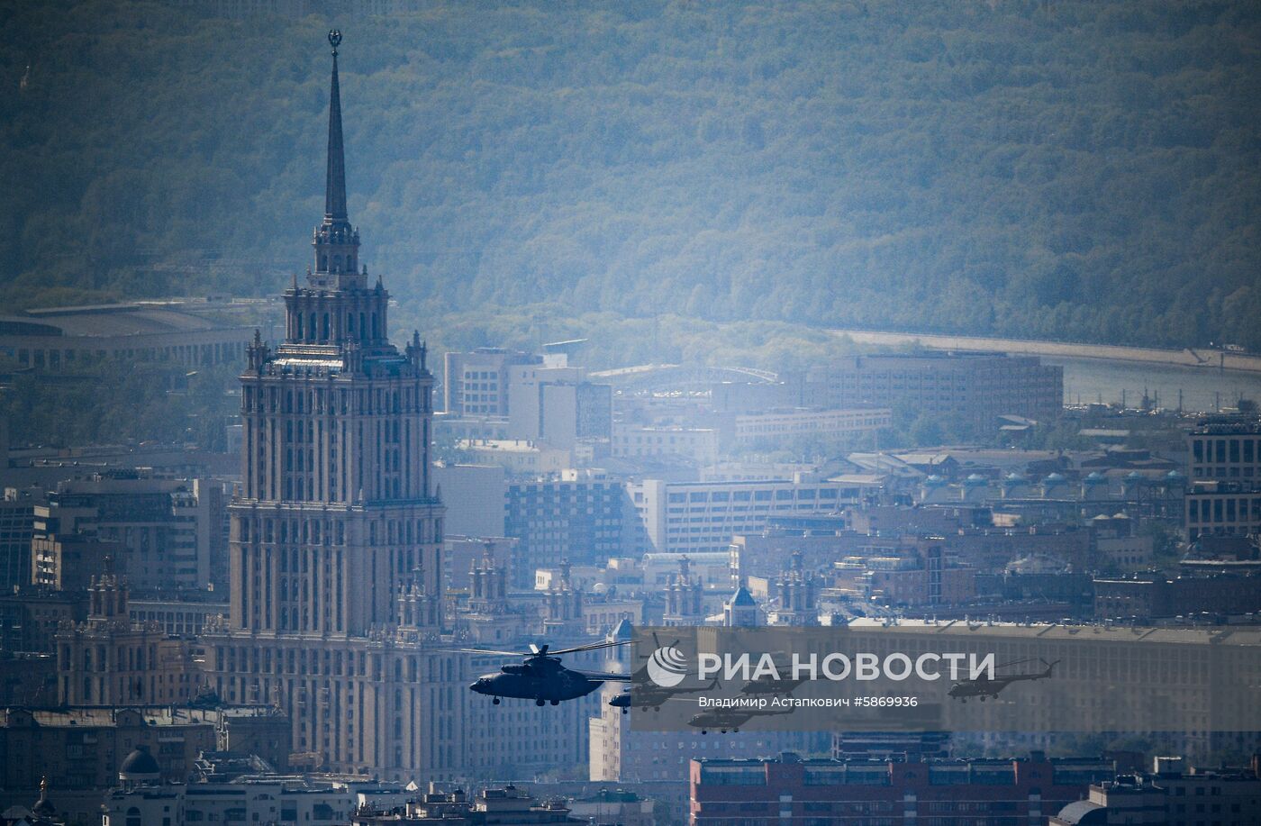 Генеральная репетиция парада Победы 