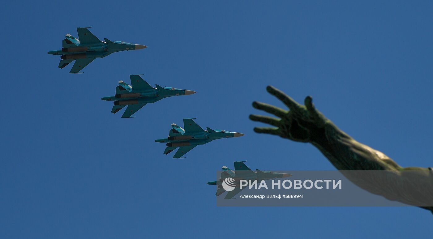 Генеральная репетиция парада Победы