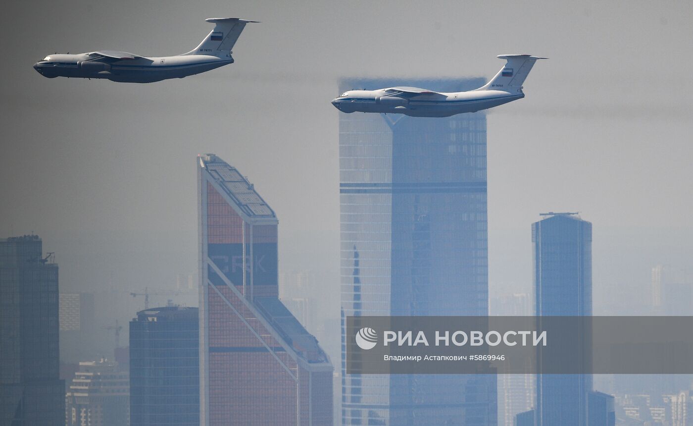 Генеральная репетиция парада Победы