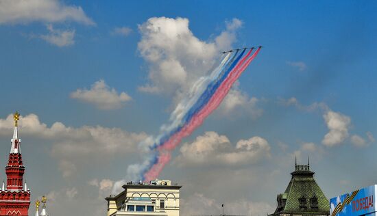 Генеральная репетиция парада Победы 