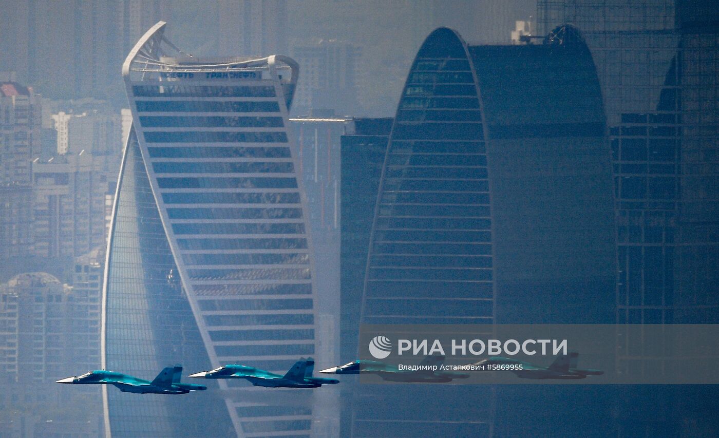 Генеральная репетиция парада Победы 