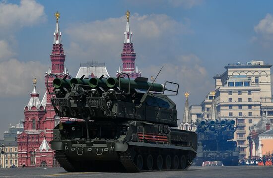 Генеральная репетиция парада Победы 