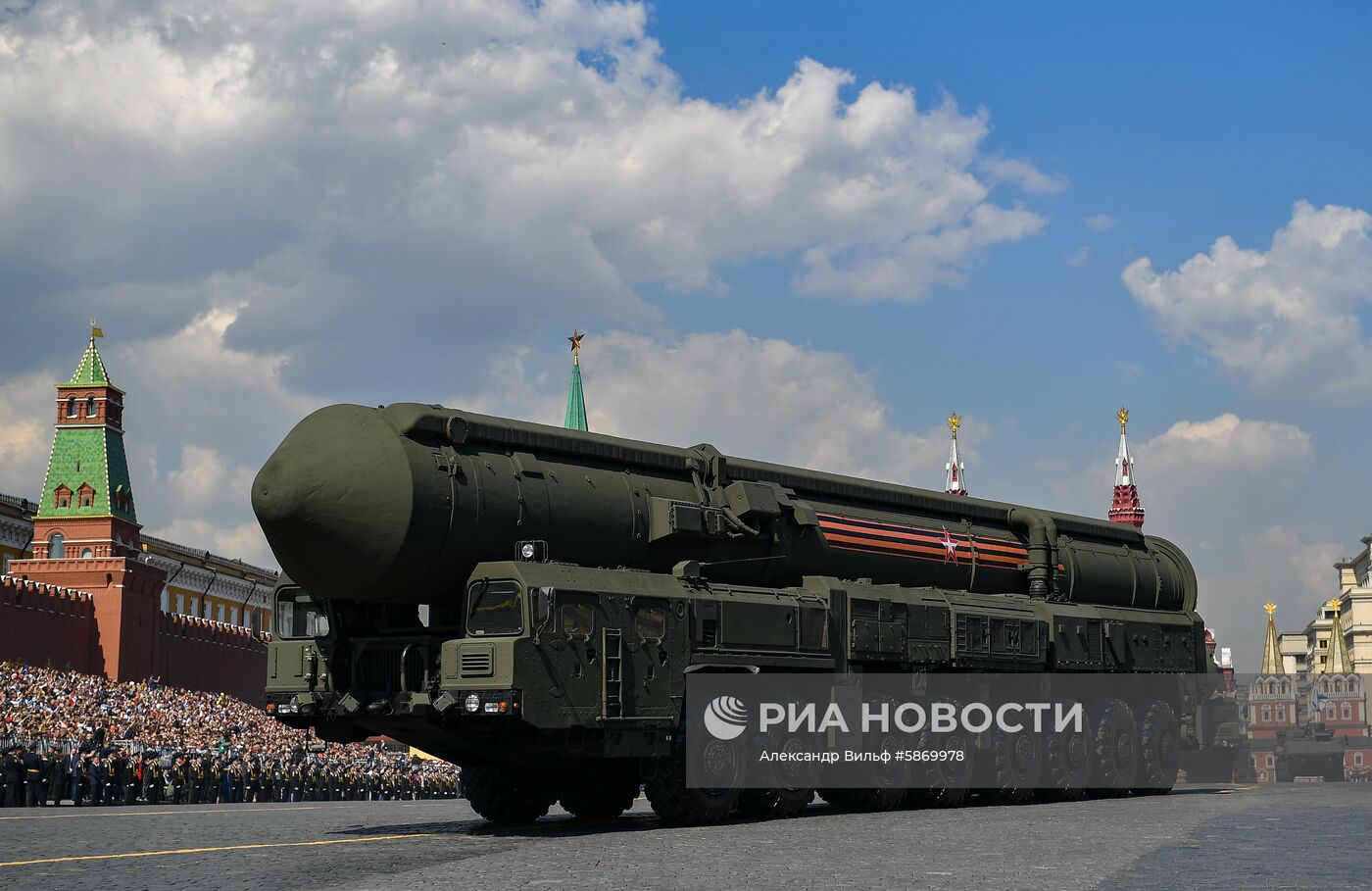 Генеральная репетиция парада Победы