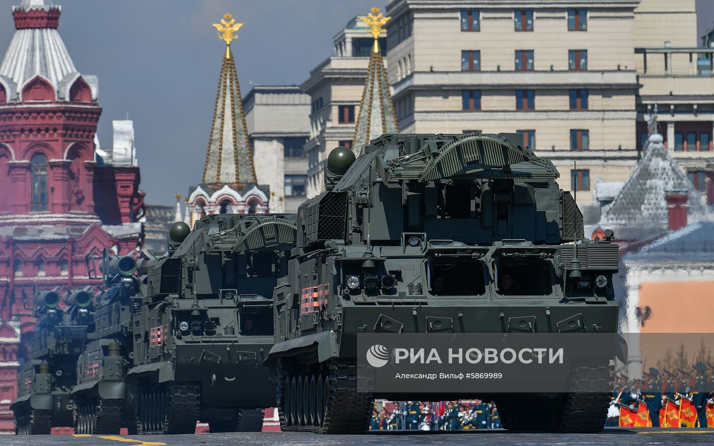 Генеральная репетиция парада Победы 