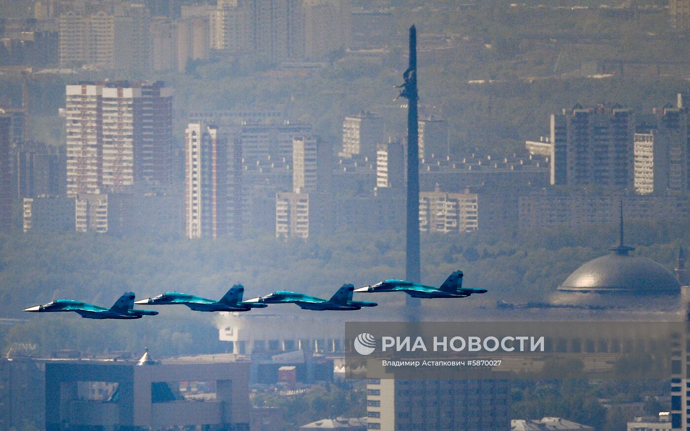 Генеральная репетиция парада Победы