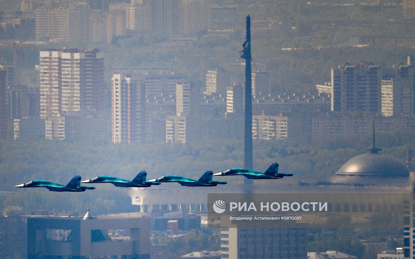 Генеральная репетиция парада Победы 