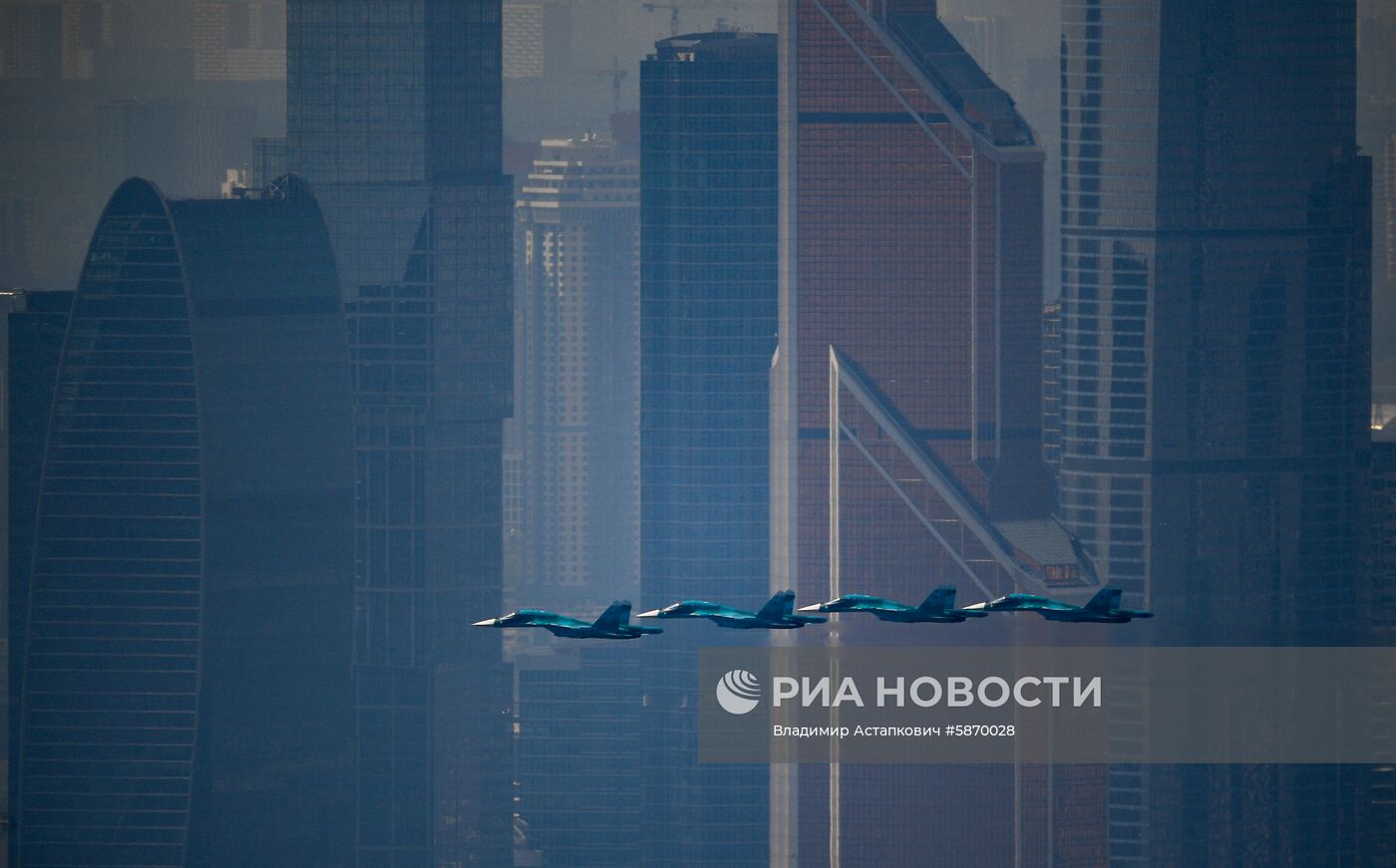 Генеральная репетиция парада Победы