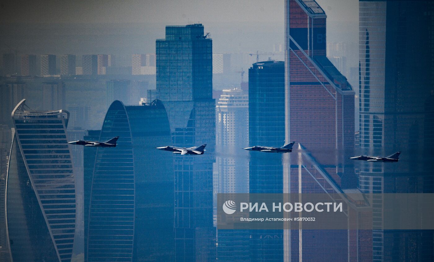 Генеральная репетиция парада Победы