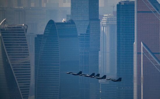 Генеральная репетиция парада Победы 