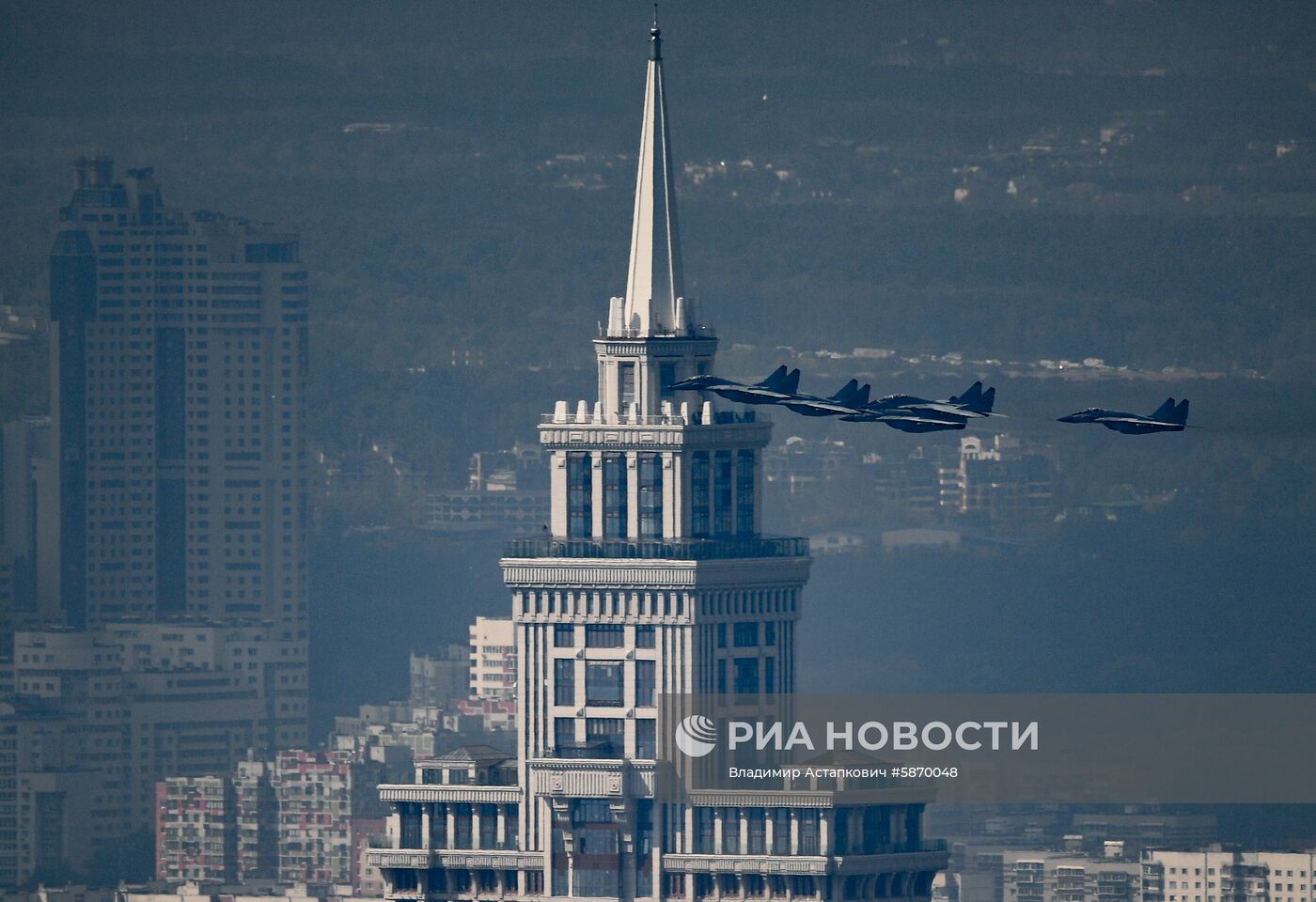 Генеральная репетиция парада Победы