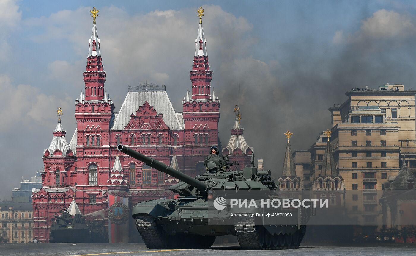 Генеральная репетиция парада Победы 