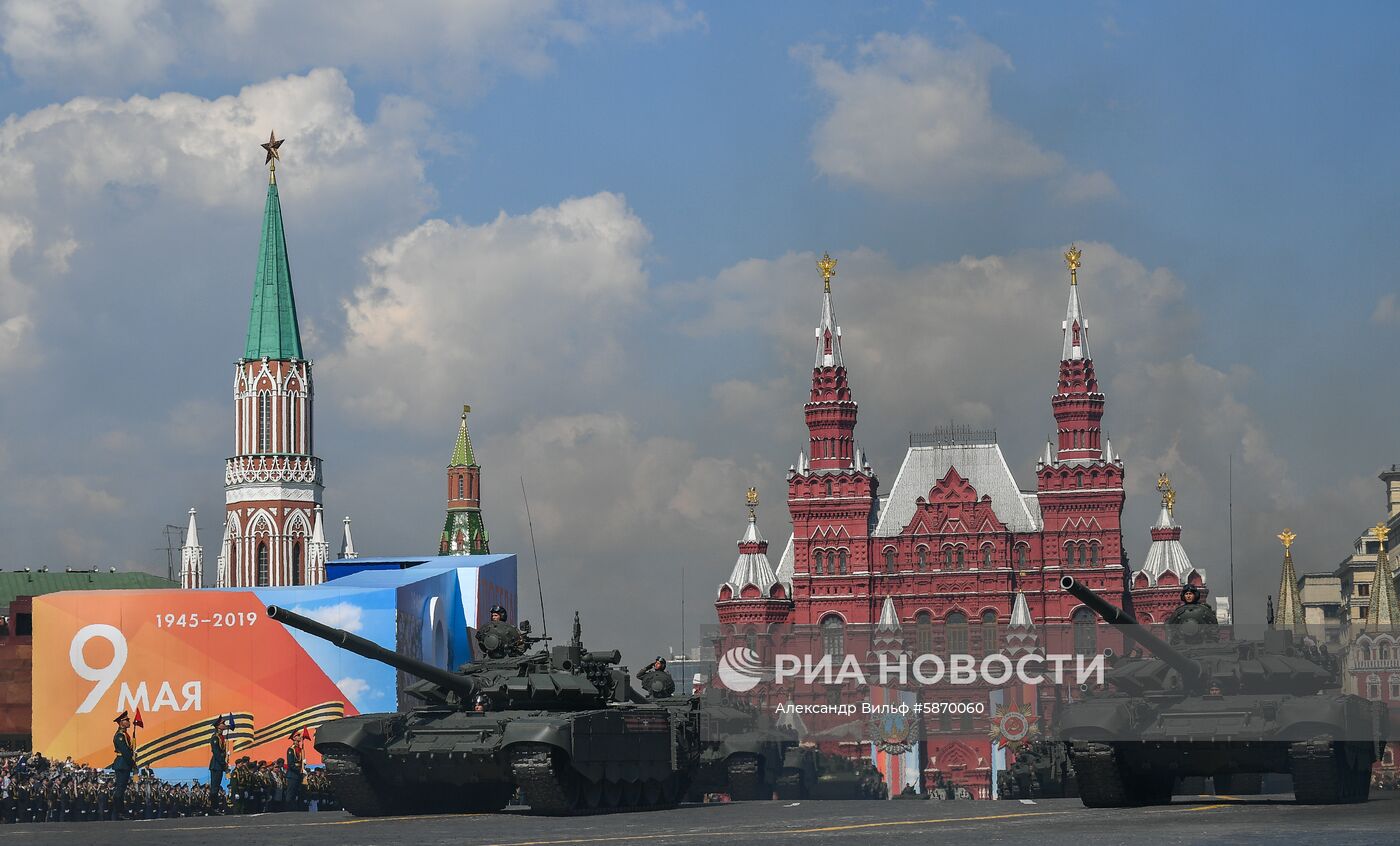 Генеральная репетиция парада Победы