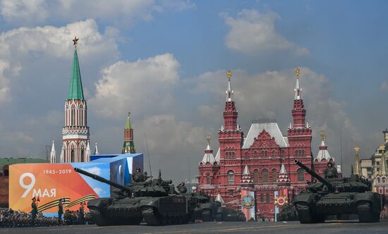 Генеральная репетиция парада Победы 