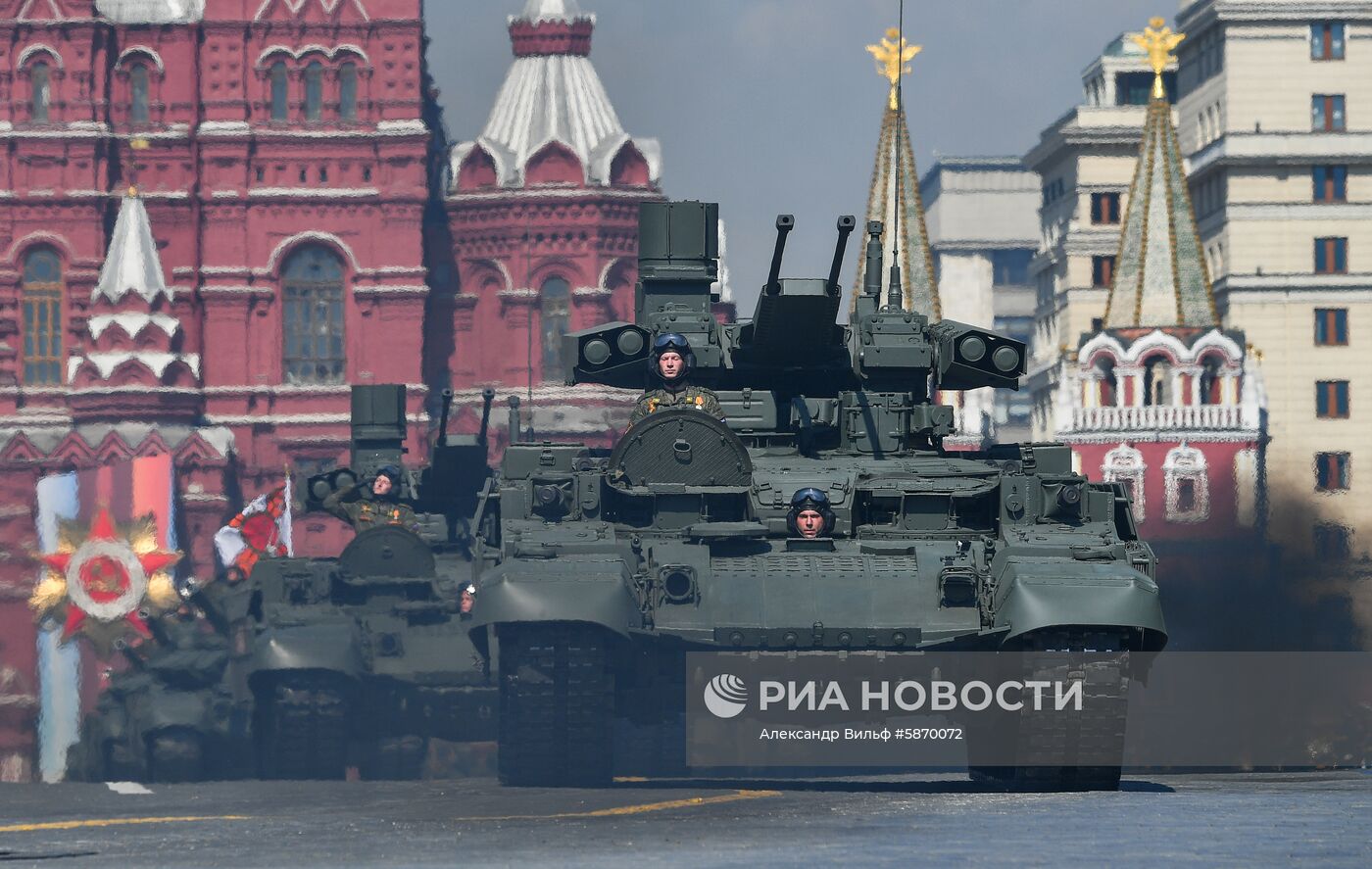 Генеральная репетиция парада Победы 