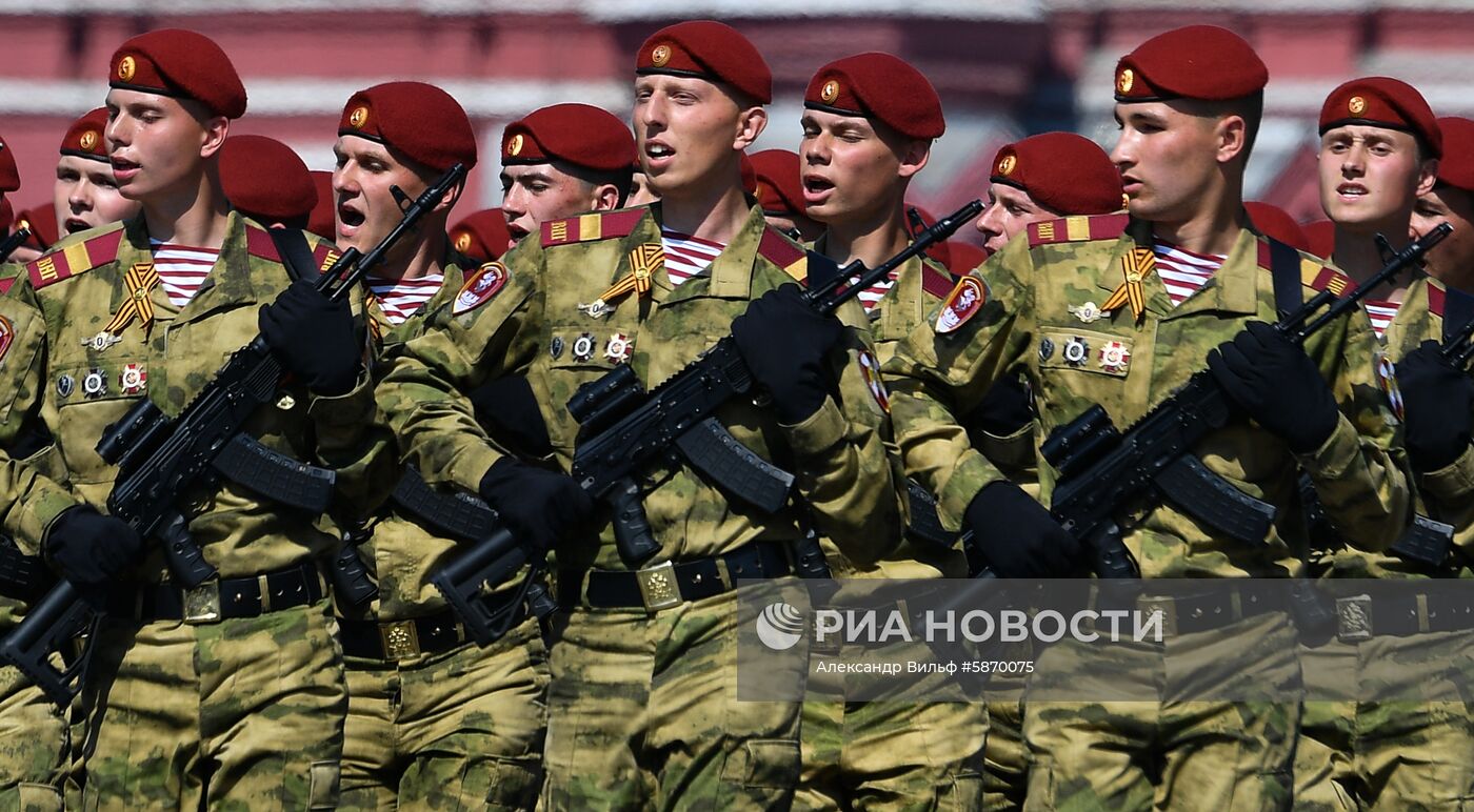 Генеральная репетиция парада Победы 