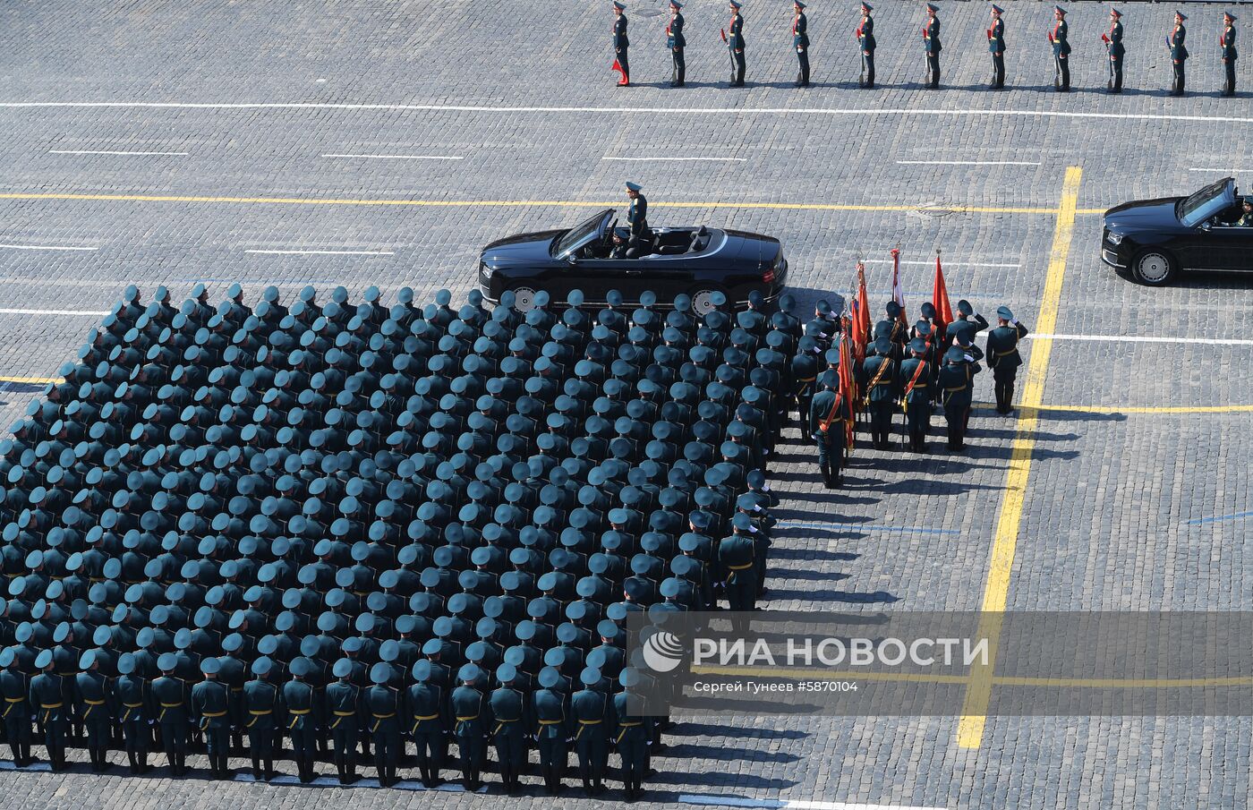 Генеральная репетиция парада Победы