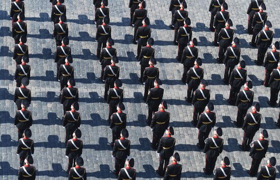 Генеральная репетиция парада Победы 