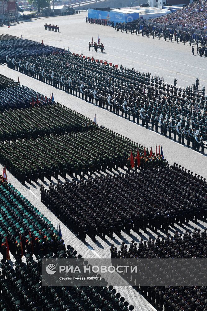 Генеральная репетиция парада Победы