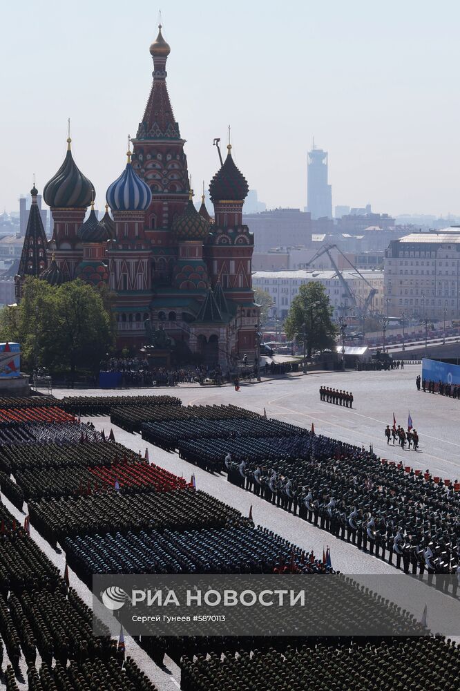 Генеральная репетиция парада Победы 