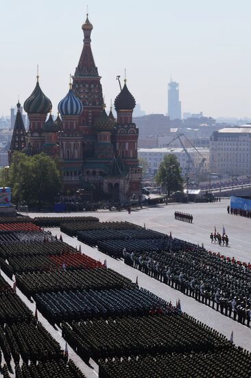 Генеральная репетиция парада Победы 