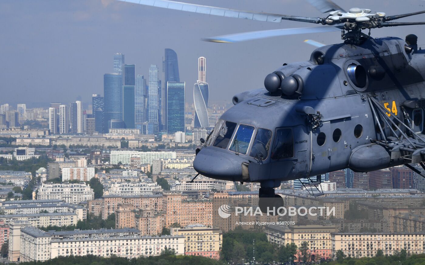 Генеральная репетиция парада Победы