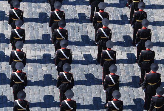 Генеральная репетиция парада Победы 