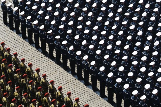 Генеральная репетиция парада Победы 