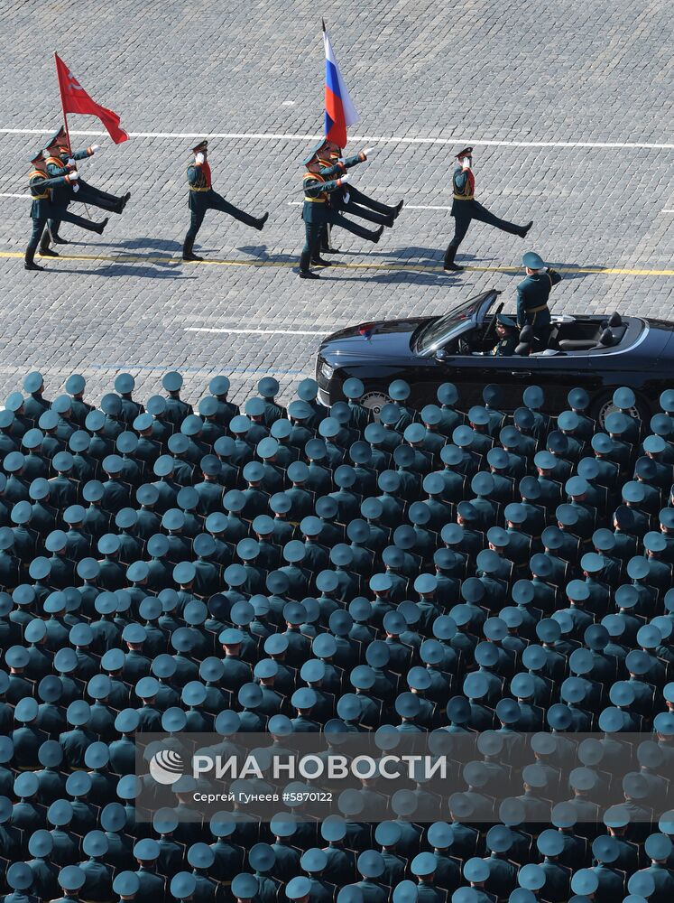 Генеральная репетиция парада Победы 