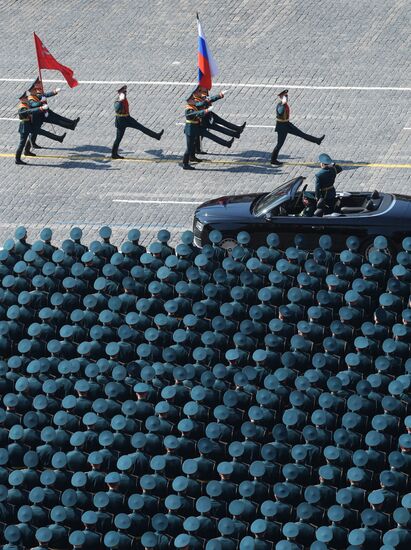 Генеральная репетиция парада Победы 