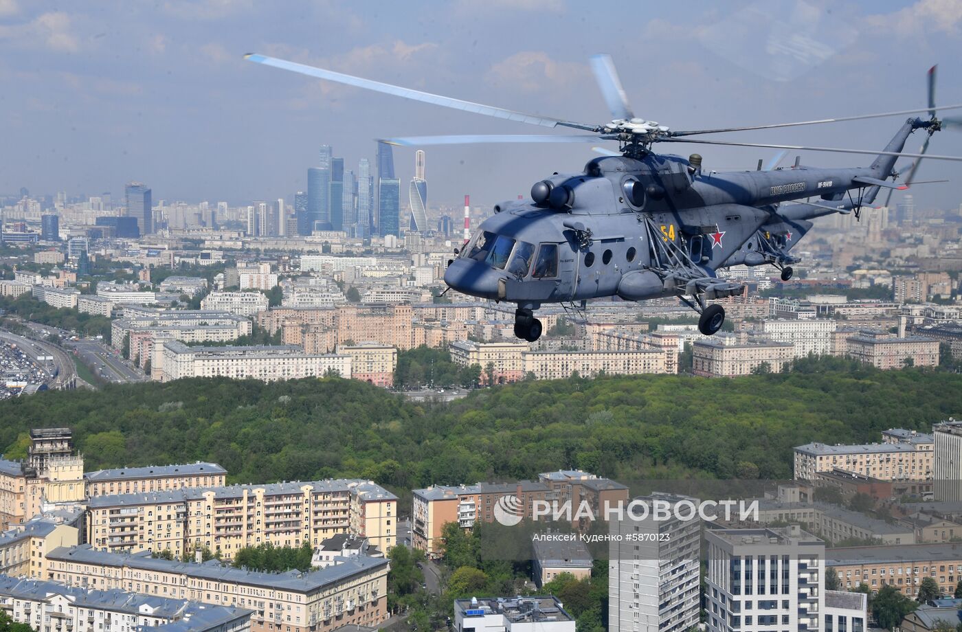 Генеральная репетиция парада Победы 