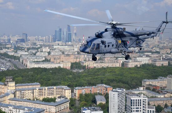 Генеральная репетиция парада Победы 