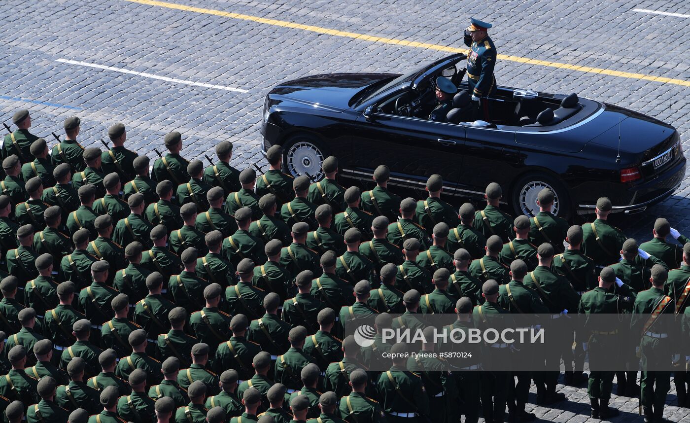 Генеральная репетиция парада Победы 