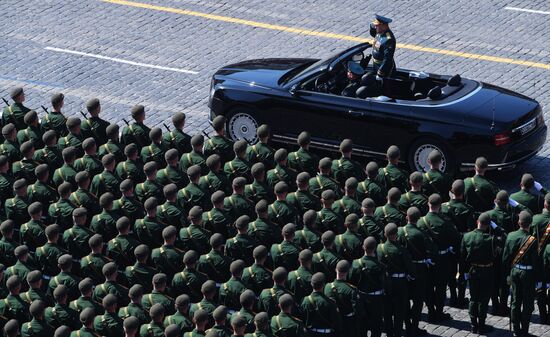 Генеральная репетиция парада Победы 