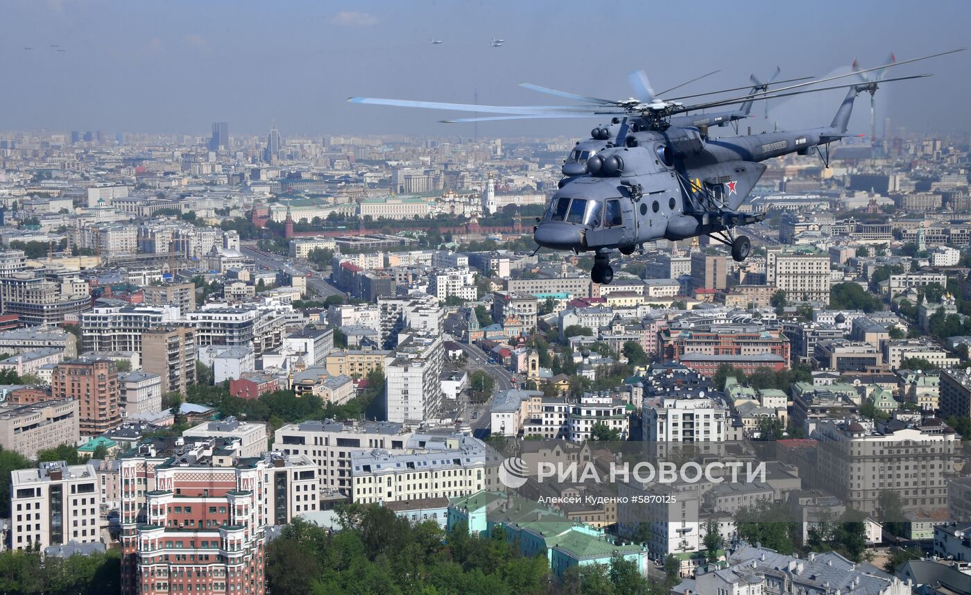 Генеральная репетиция парада Победы 