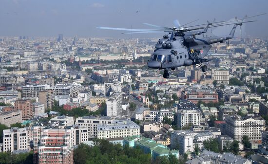 Генеральная репетиция парада Победы 