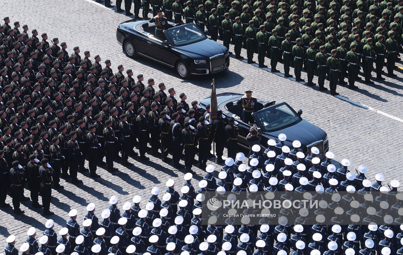 Генеральная репетиция парада Победы 