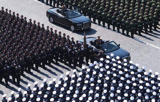 Генеральная репетиция парада Победы 