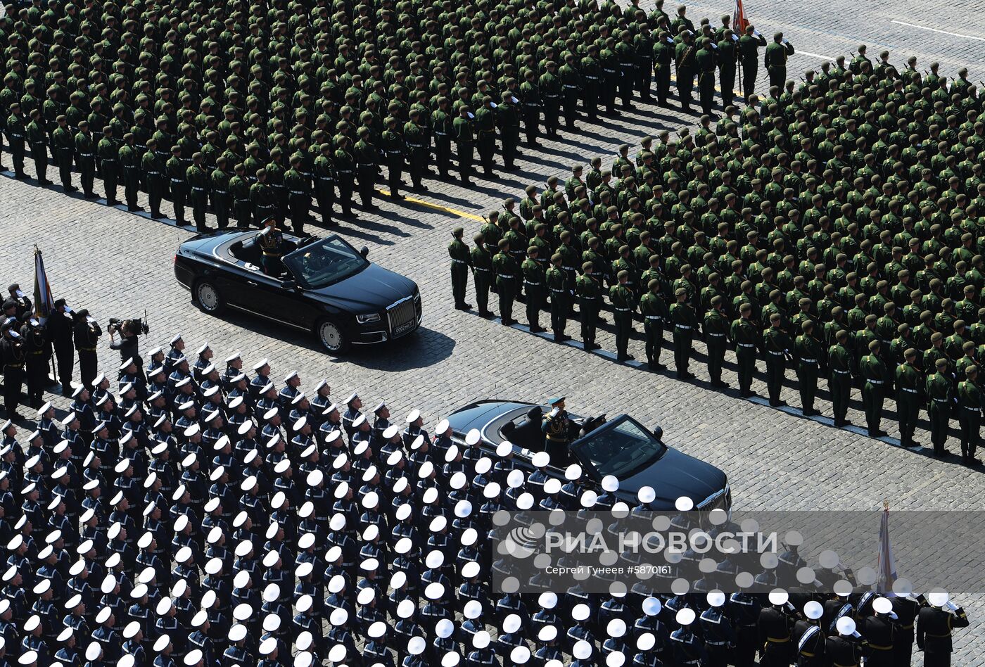 Генеральная репетиция парада Победы 