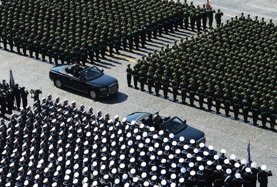 Генеральная репетиция парада Победы 