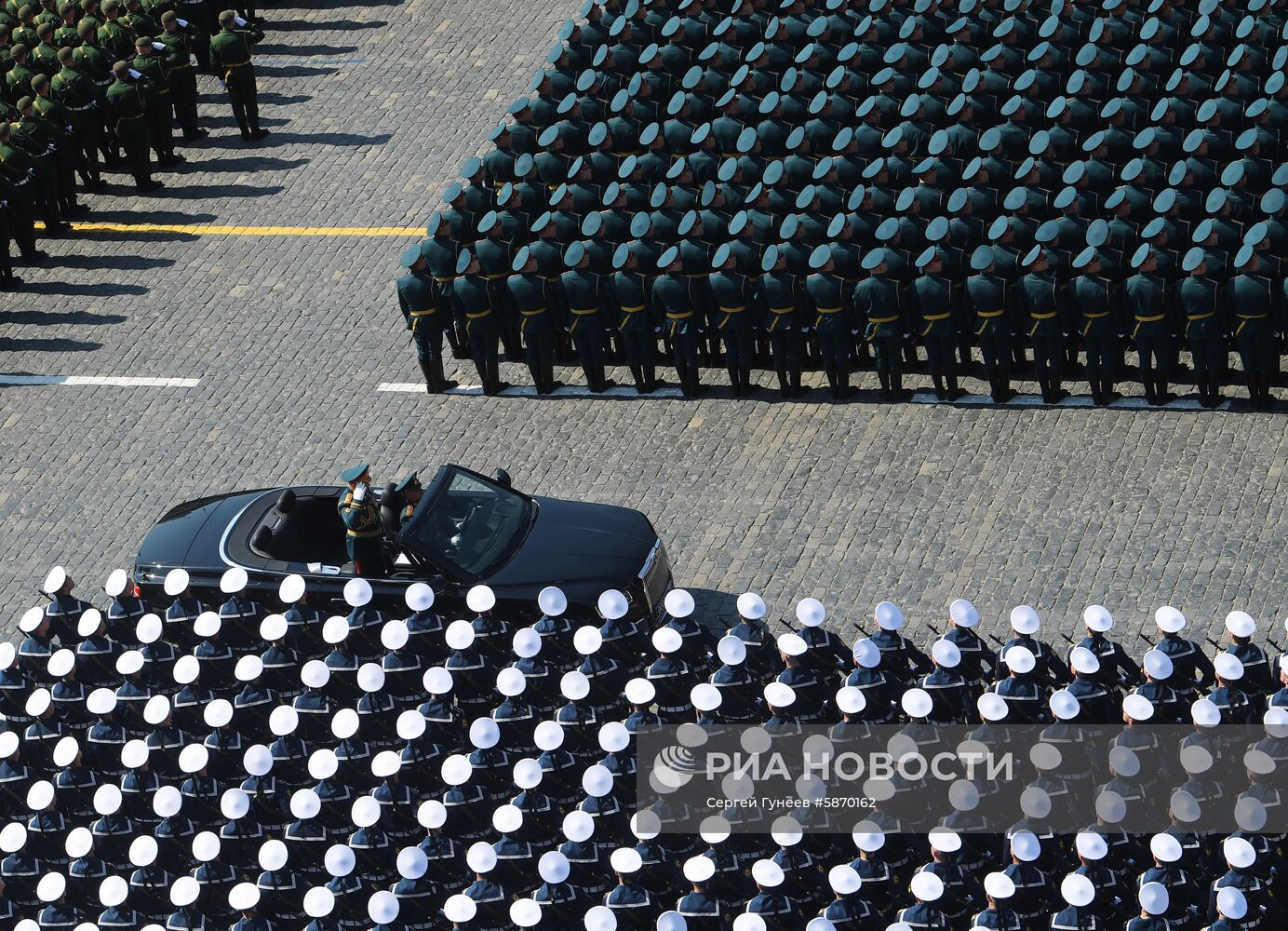 Генеральная репетиция парада Победы