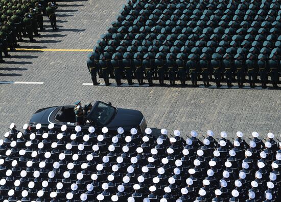 Генеральная репетиция парада Победы 