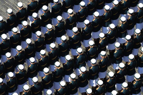 Генеральная репетиция парада Победы 